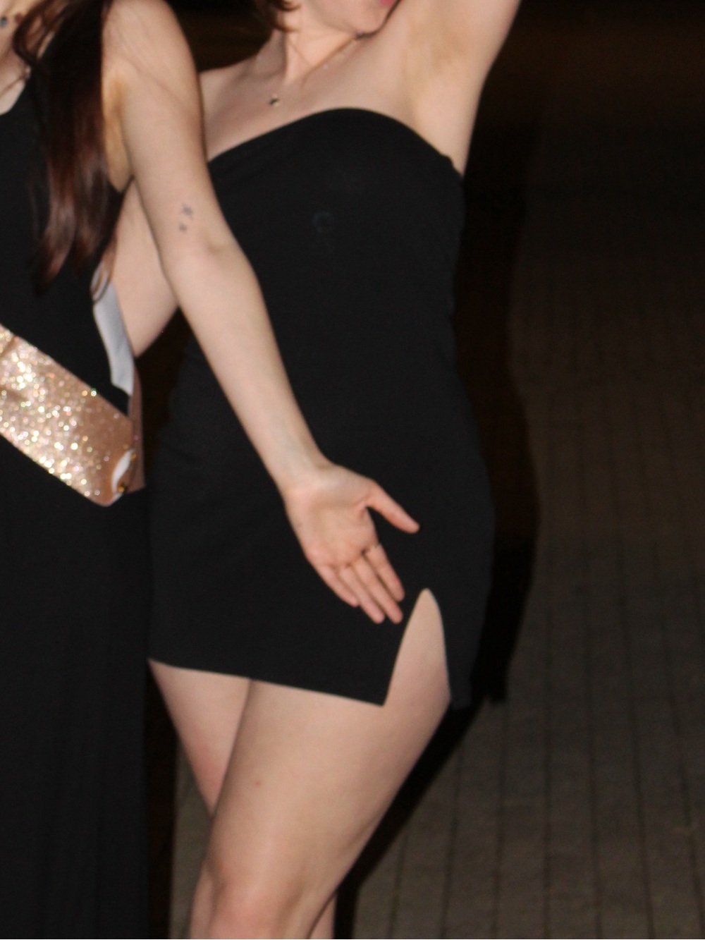 Motel Rocks Black Mini Dress - Picture 3 of 3